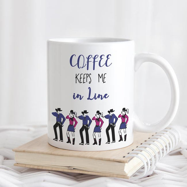 Line Dancers Coffee Mug - Custom Country Line Dance Cups