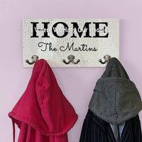Custom Coat Hanger with your family name