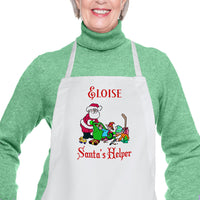 Santa's Helper Personalized Christmas Aprons