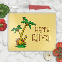 Southern Turkey Funny Thanksgiving Cutting Board Personalized with any name