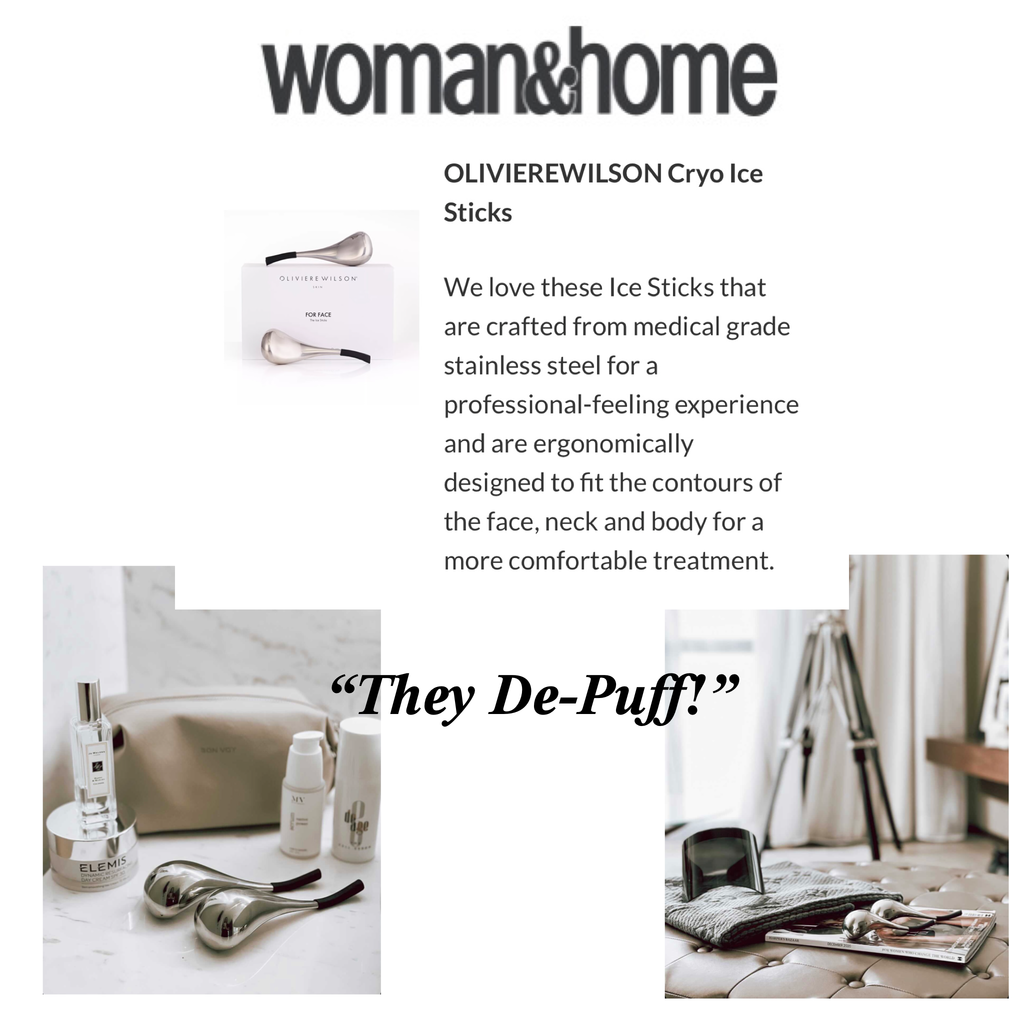 Woman & Home magazine OLIVIEREWILSON cryo sticks