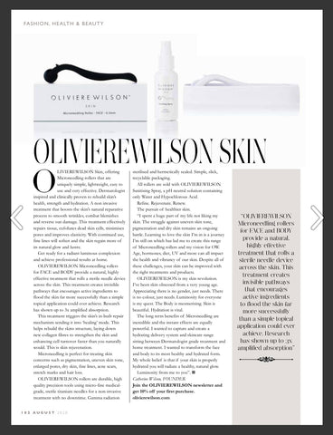 OliviereWilson Microneedling Life Magazine