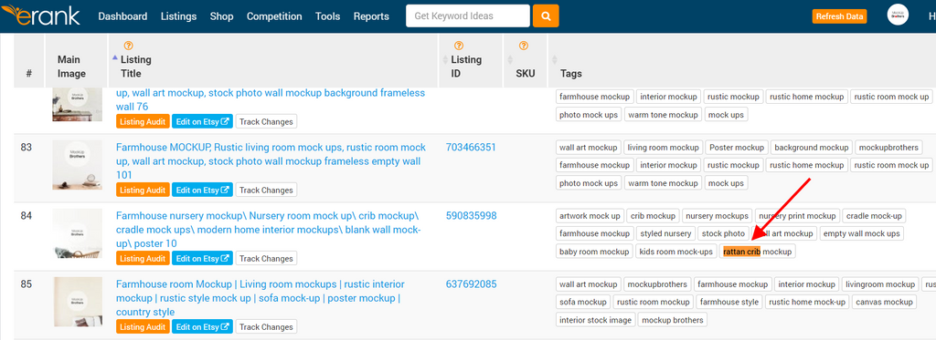 Using ERANK for Etsy SEO and Google Analytics