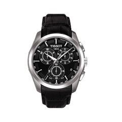Tissot Couturier Black Chronograph Mens Watch T0356171605100 