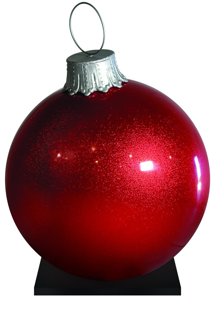 giant red christmas ball ornaments