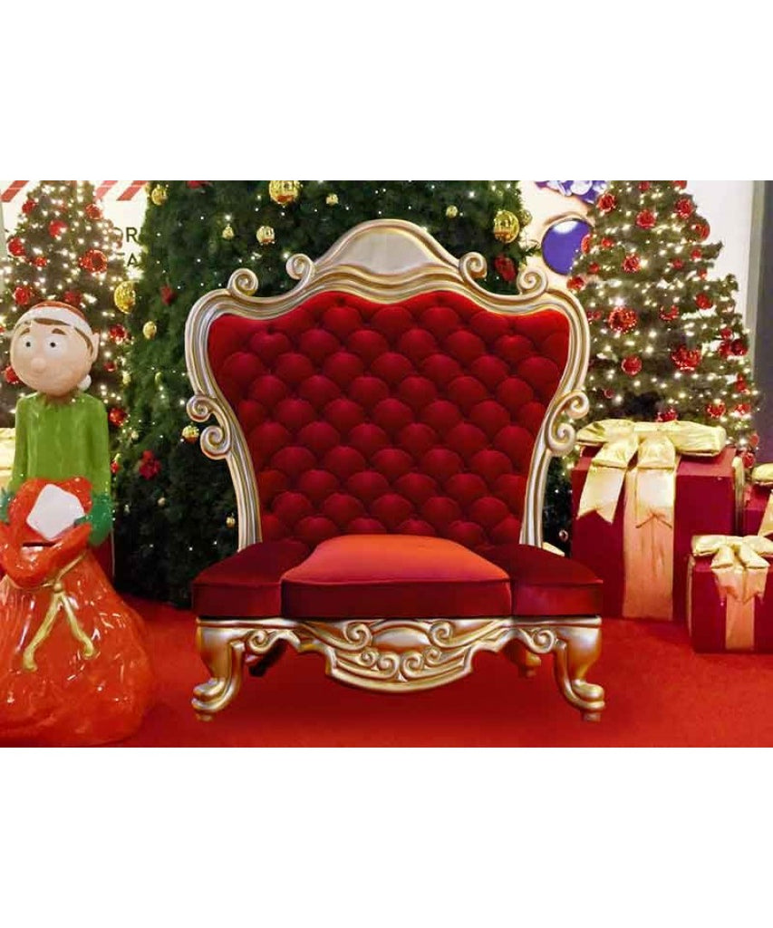 christmas throne chair