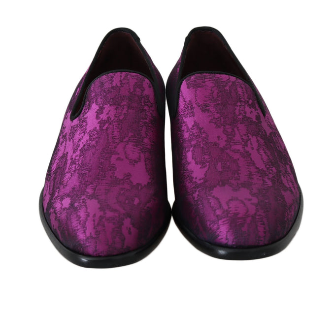 purple formal shoes