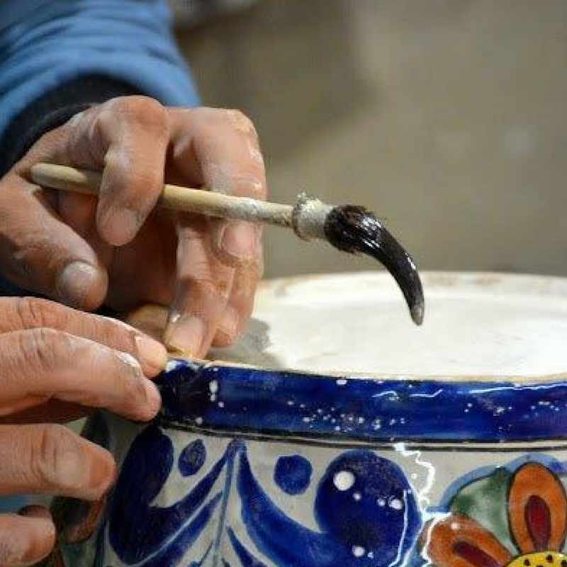 Mexican Talavera de la Poblana artisans at work Rustica Gift