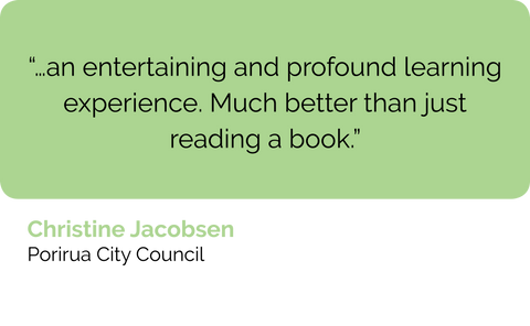 Christine Jacobsen, Porirua City Council, local government, New Zealand: Contented online writing courses gave me an entertaining and profound learning experience. Much better than just reading a web content or copywriting book