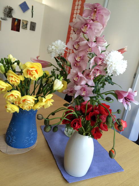 birthday flowers for Contented, September 2014