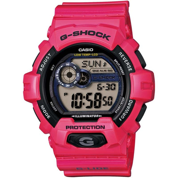 Casio G Shock G Lide 0m Red Resin Digital Watch Gls 00 4d Watchain