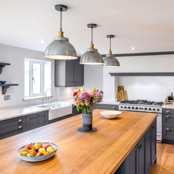 Grey kitchen interior design