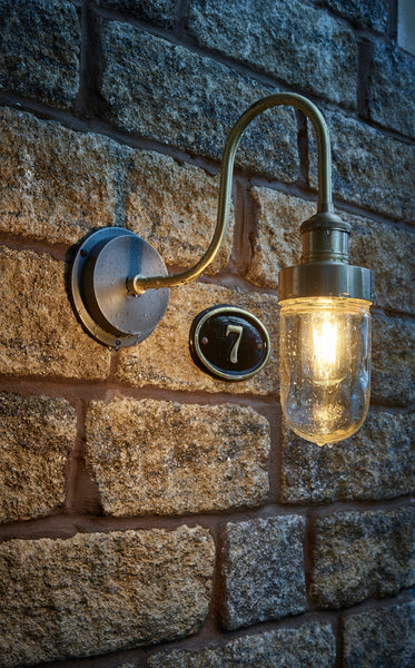 Vintage brass weatherproof and waterproof outdoor industrial lights