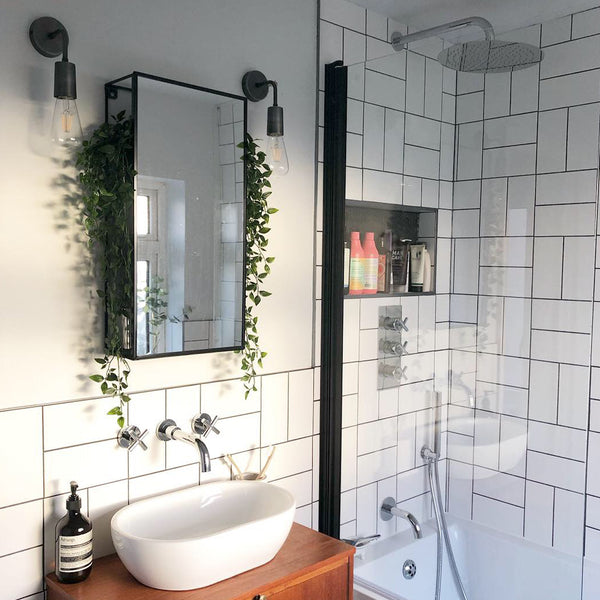 Bathroom with stylish interior design