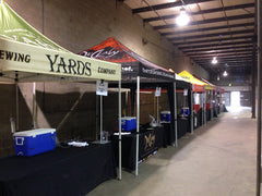 yards brewery and Du Claw vendors