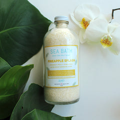 scrub inspired pineapple splash coconut sea bath salt soak