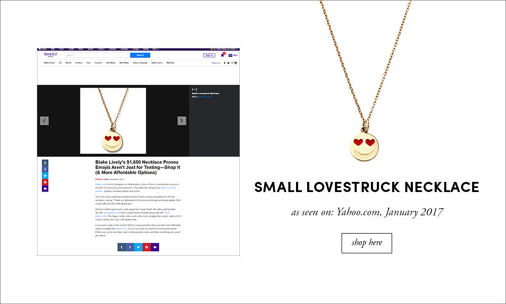 Yahoo! Small Lovestruck Necklace