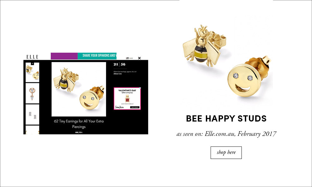 Elle Australia: Bee Happy Studs