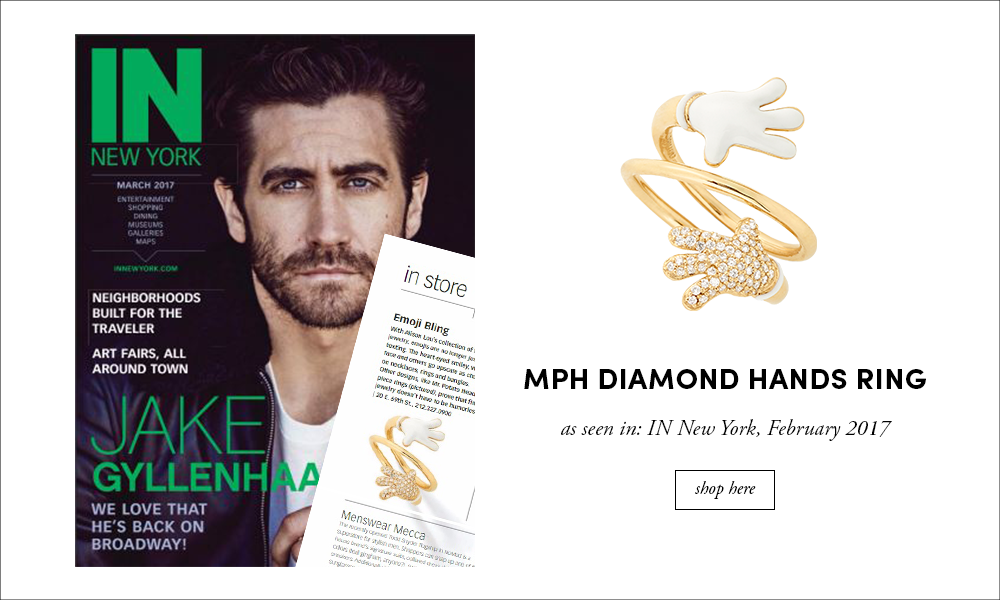 In New York: MPH Diamond Hand Ring