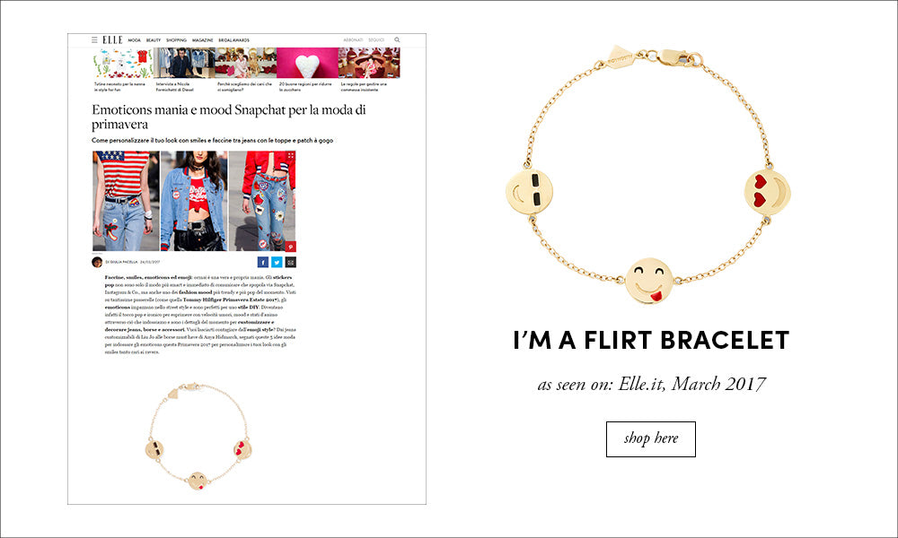 Elle Italy: I'm a Flirt Bracelet