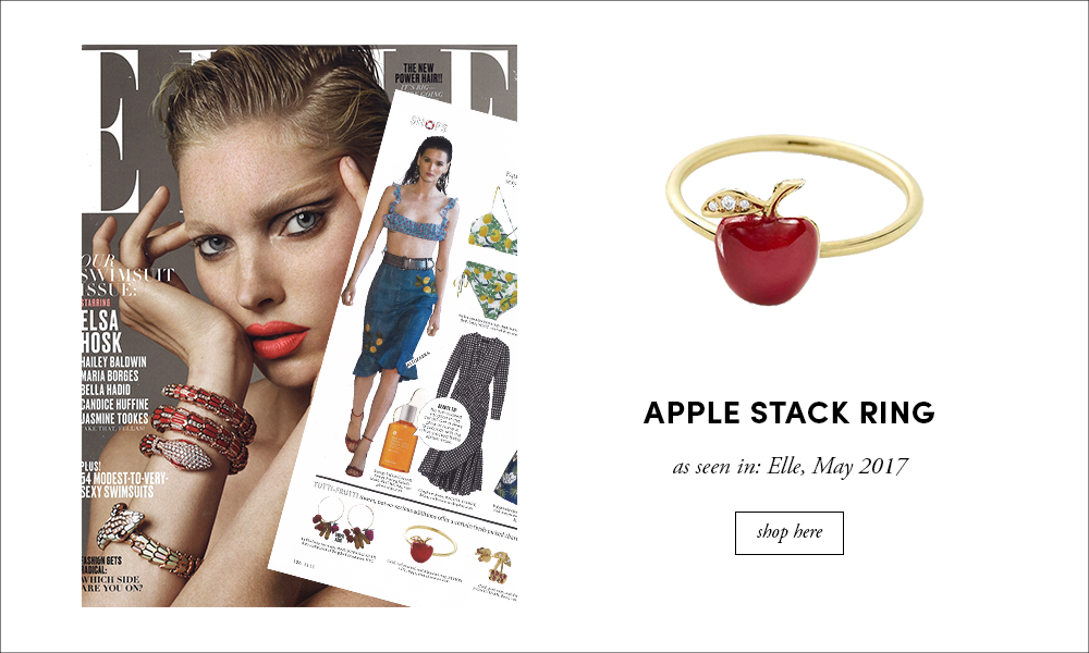 Elle: Apple Stack Ring