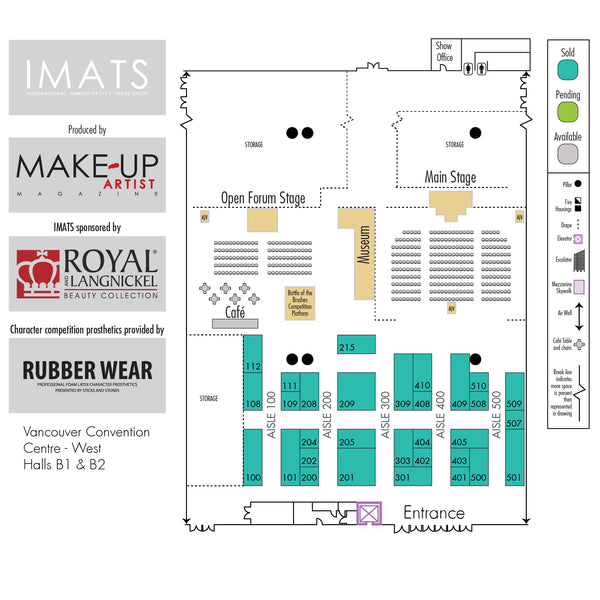 IMATS Vancouver Floor Plan