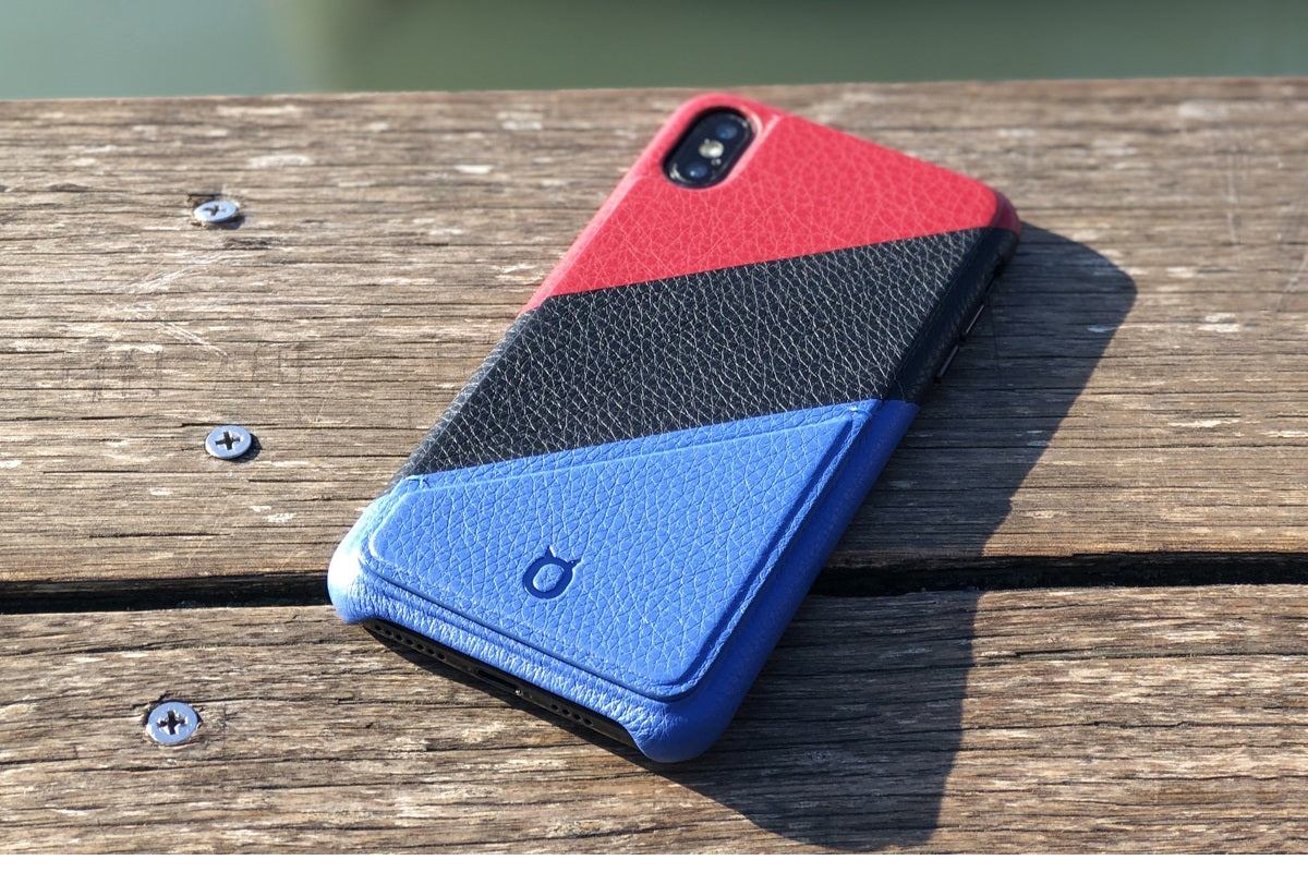 Hide n Go_iPhone Mix N Match Case_iPhone XS Max Italian Leather Case