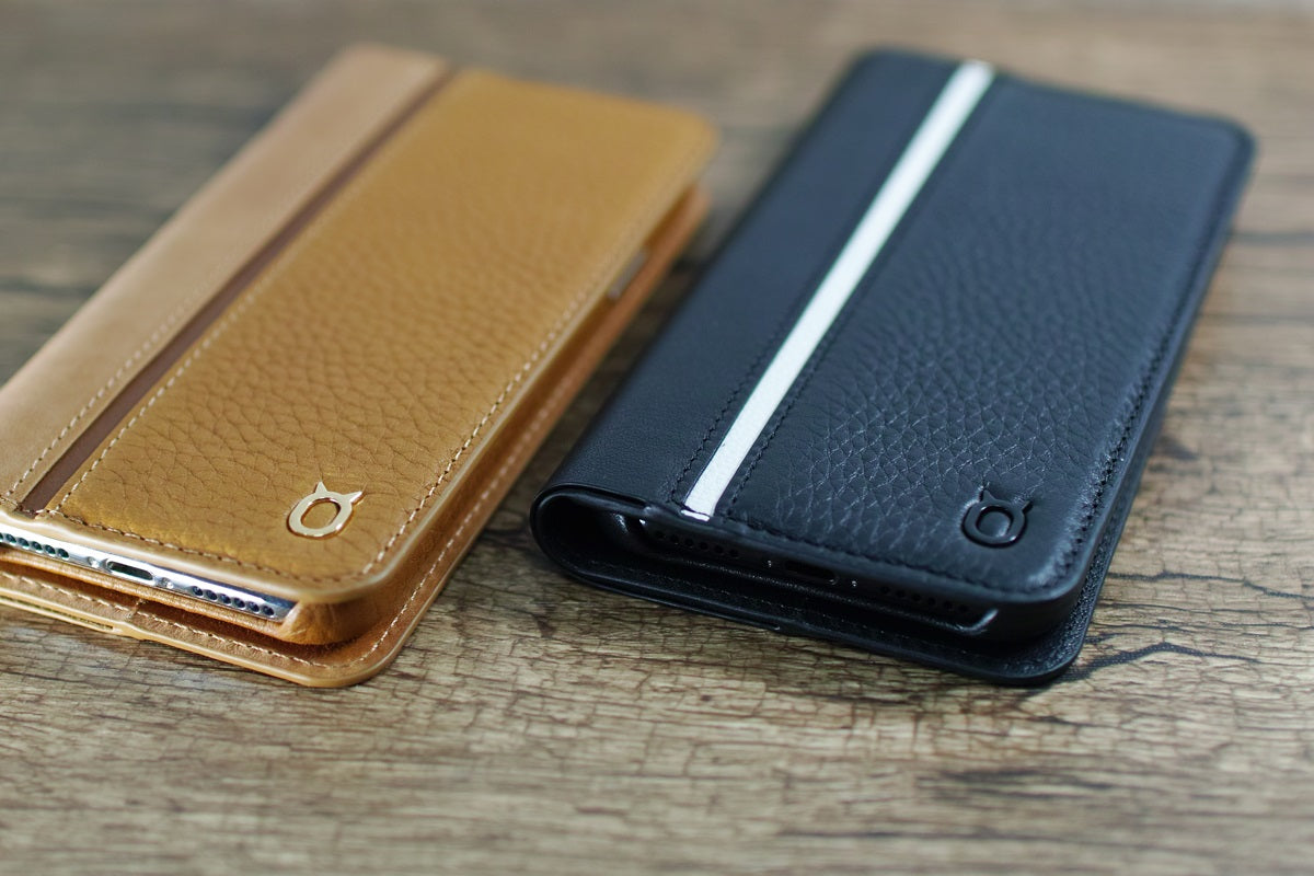 Folio n Go_iPhone X Italian Leather Case