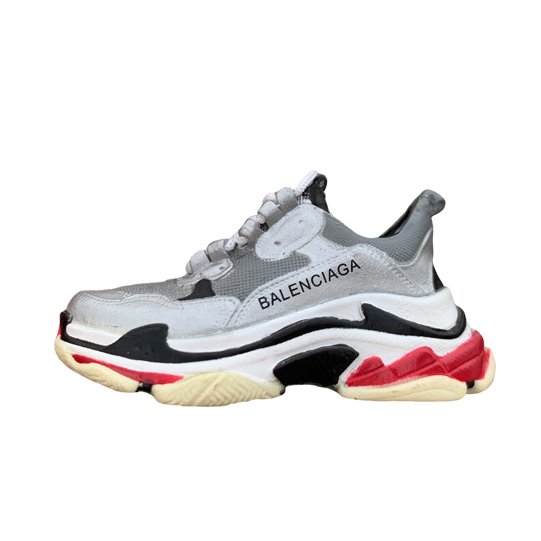 silver triple s balenciaga