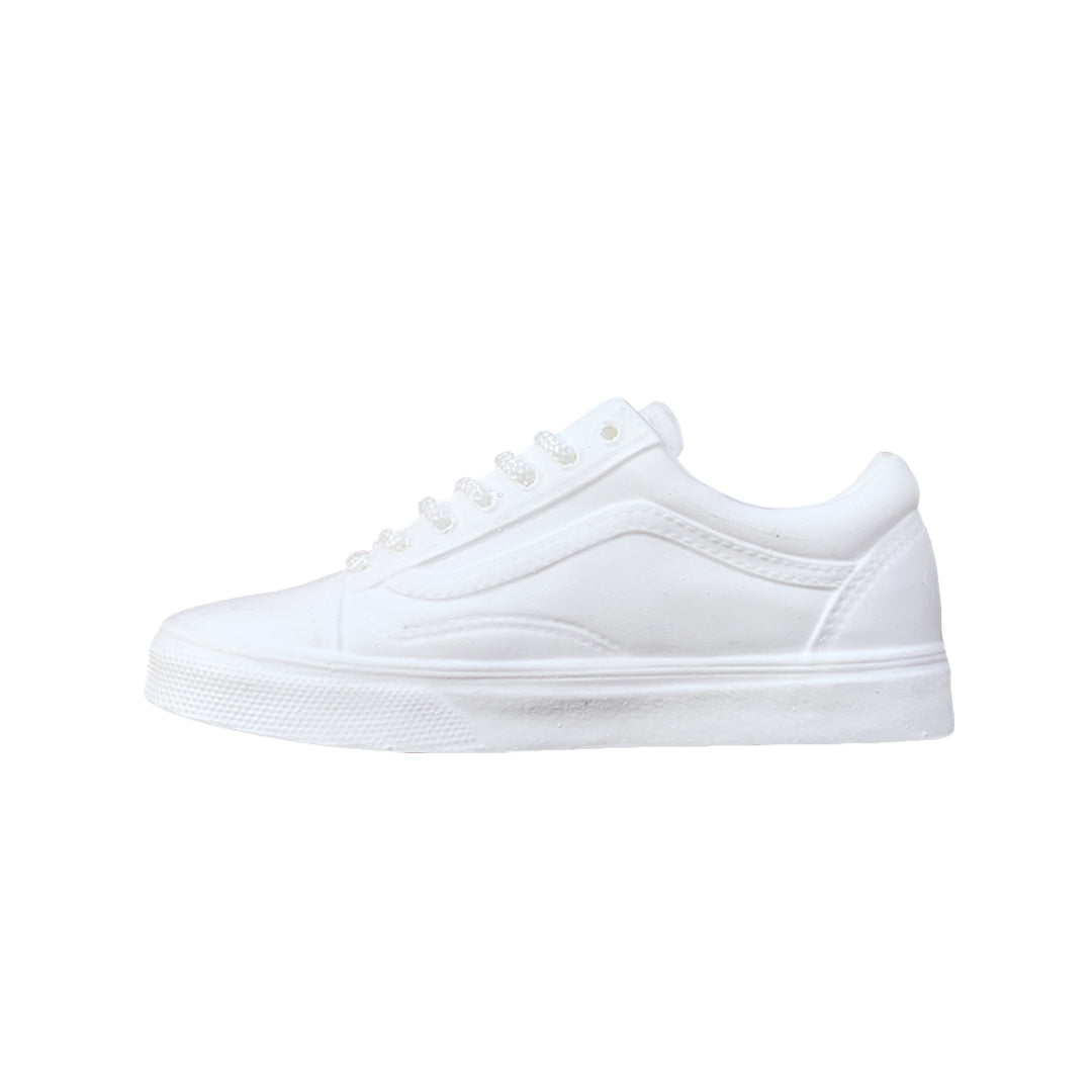 vans low white