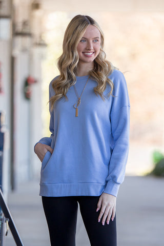 SALE-Along The Road Top-Oatmeal
