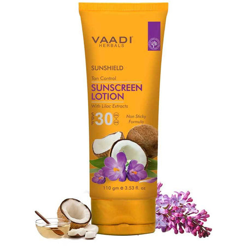 Organic Sunscreen Lotion SPF 30 wth Lilac Extract Thumbnail Organic Sunscreen Lotion SPF 30 wth Lilac Extract