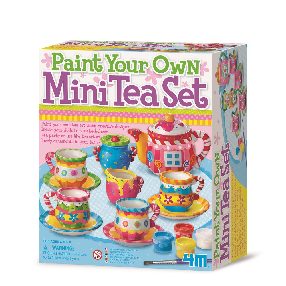 4M - Creative Craft - Paint Your Own Mini Tea Set