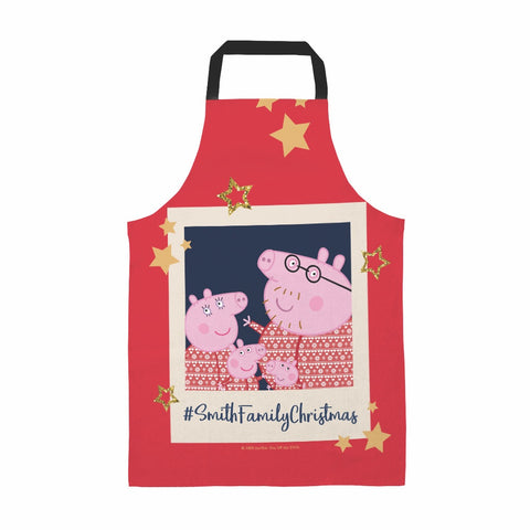 Family Christmas Polaroid Apron
