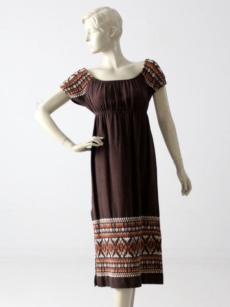 vintage peasant dress
