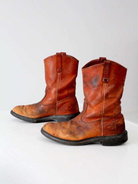 red wing pull on boots