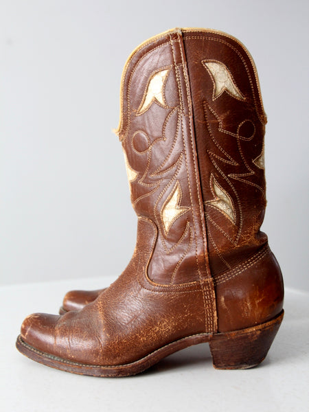 vintage pee wee cowboy boots, size 6.5 