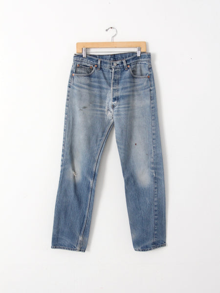 vintage Levis distressed 501 jeans, 33 