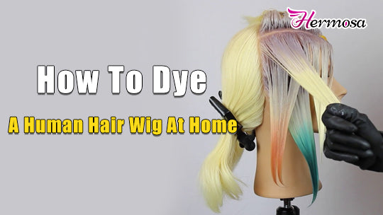 how to dye your wig without staining the lace