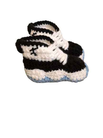 crochet baby jordans