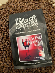 Cabernet wine infused coffee