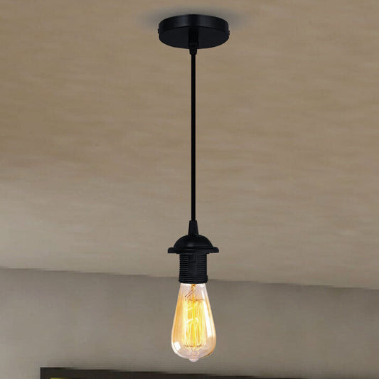 E27 Screw In Light Ceiling Rose Pendant Light