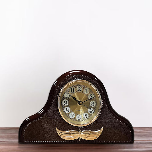 Silent Napoleon Hat Mantel Clock-Shelf Decorative