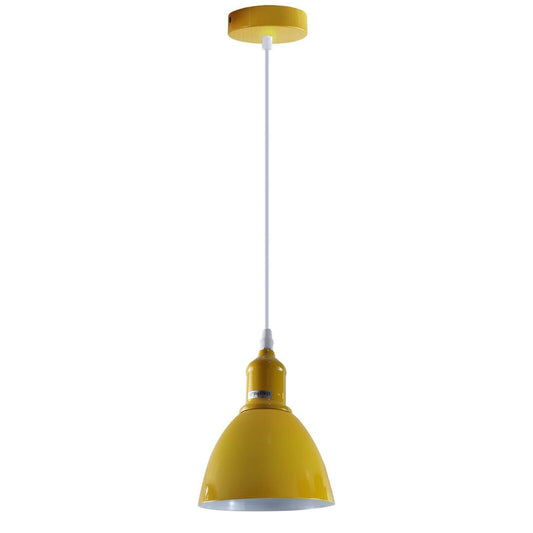 Retro Industrial Ceiling Pendant Light with E27 Base Ceiling Lighting Shade for Bedroom kitchen island Hallway Office Coffee Shop