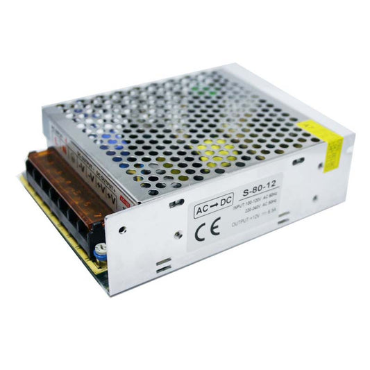 DC12V 80W IP20 Universal Regulated Switching Power Supply