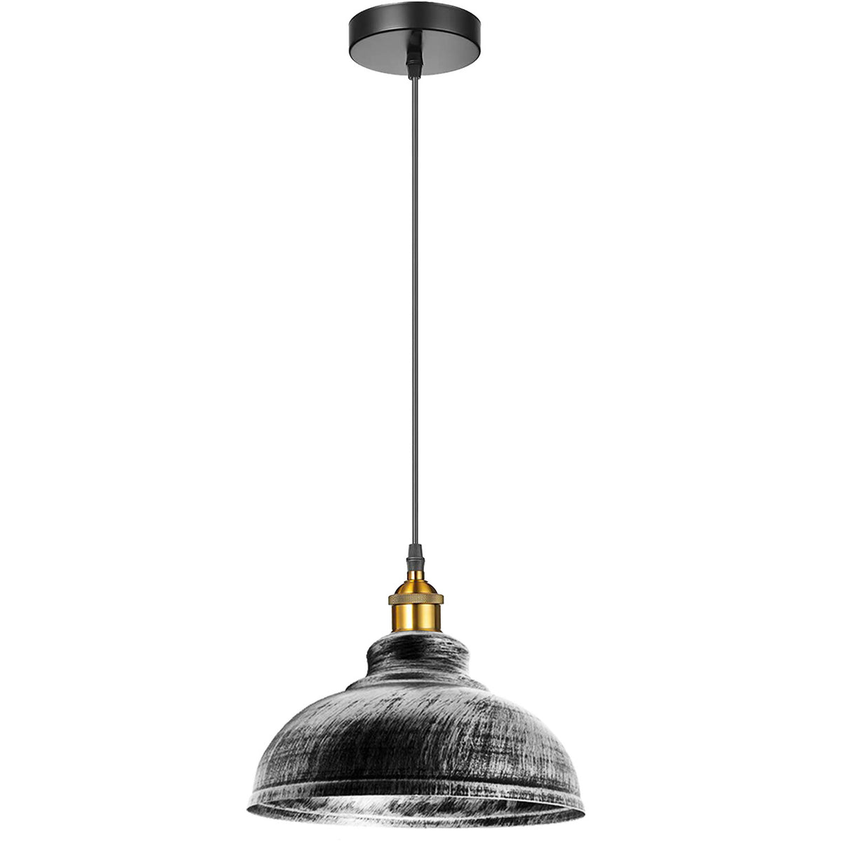 Vintage Industrial Antique Loft Ceiling Light Metal Lamp Shade Pendant Fixture 