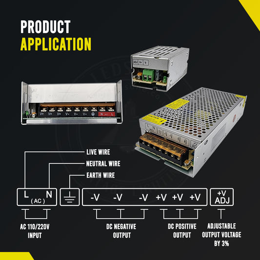 LED Driver DC 5V 100w Regulated Switching Transformer