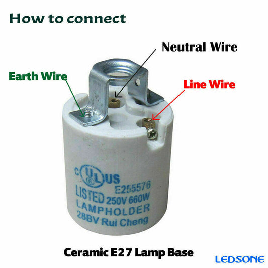 Dimmer Switch 2m Fabric Flex Cable Plug In Pendant With Short Holder~1611 - LEDSone UK Ltd