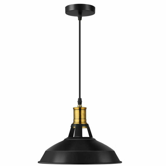 Industrial Vintage Ceiling Pendant Light Retro Metal Barn Farmhouse~3643 - LEDSone UK Ltd