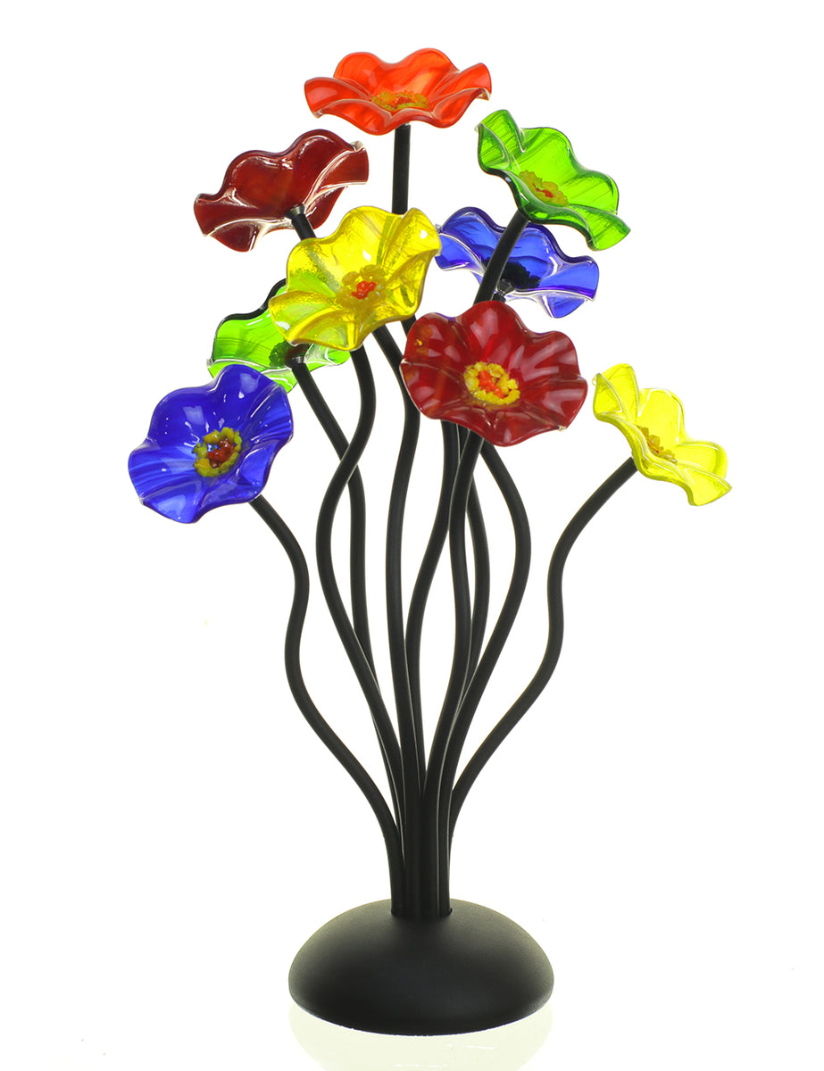 Handmade Glass Flowers by Artist Scott Johnson – Glass Flowers by